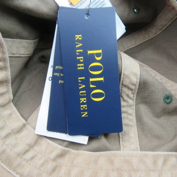 Polo Ralph Lauren Camo Tiger Patch Baseball Hat Cap Adjustable Fit NEW - Picture 14 of 15